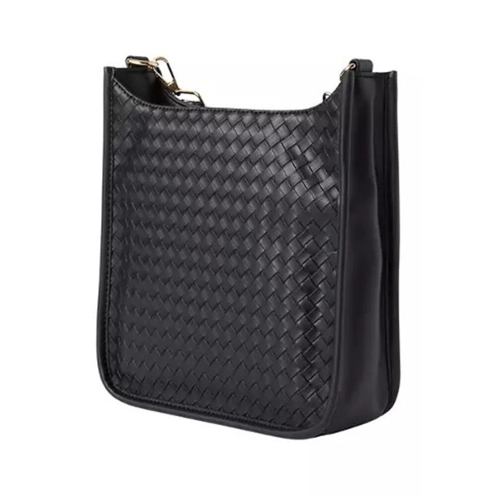 BCBGeneration 3-Piece Faux Weave Hobo Crossbody Bag Gift Set - Picture 8 of 11